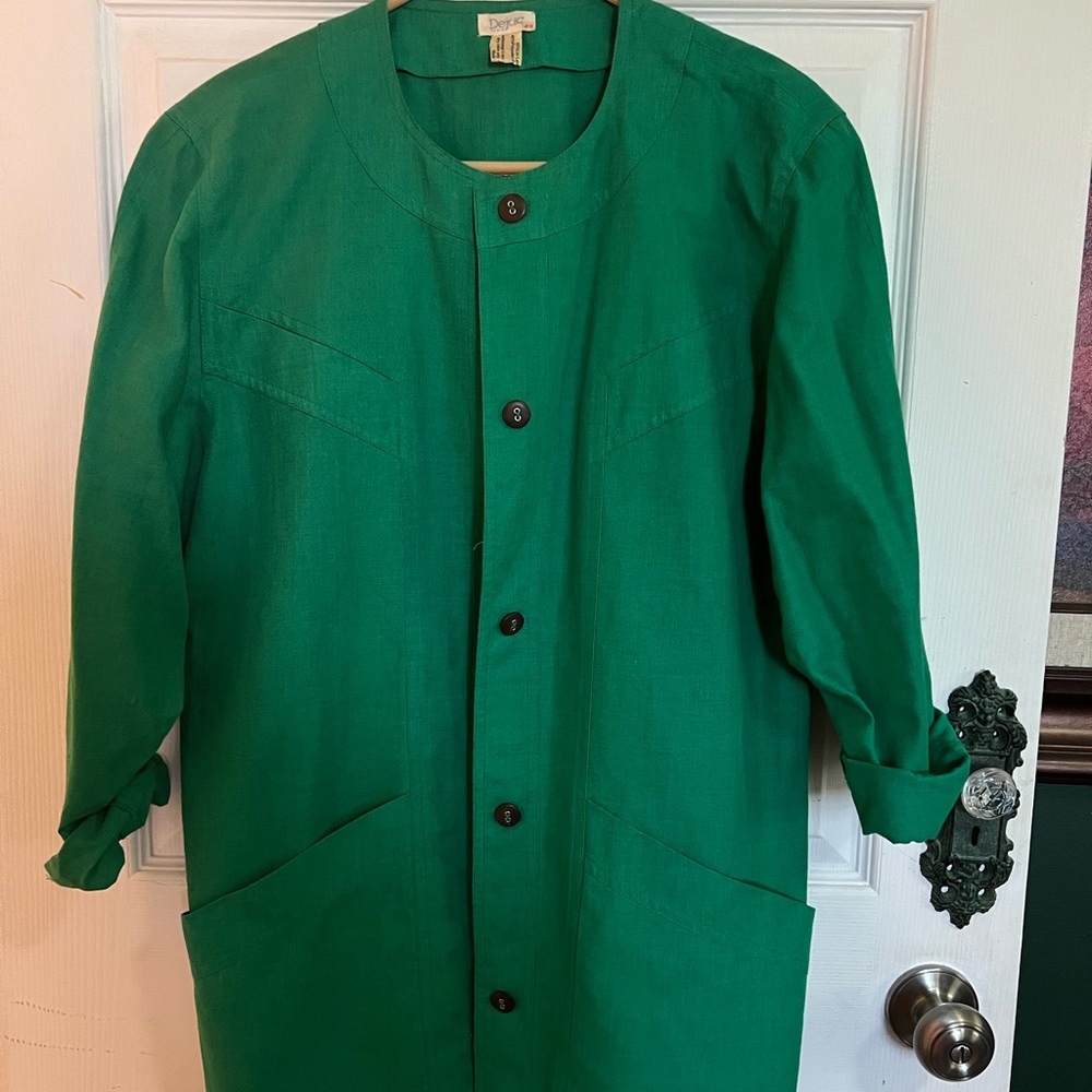 Elegant Green Women's Blazer